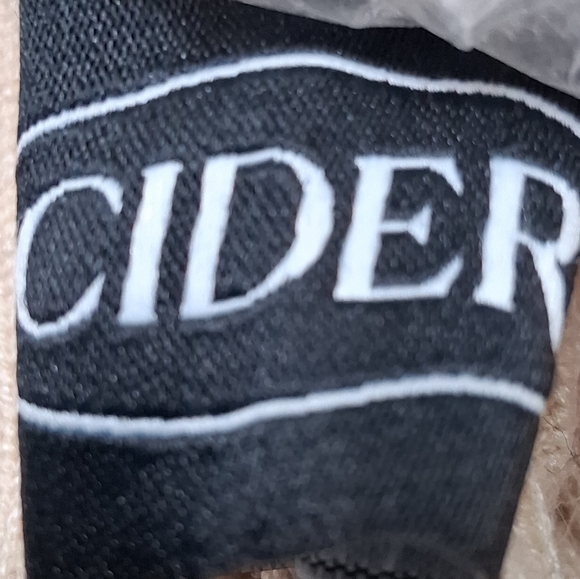 Cider Ribbed Criss Cross Cropped Halter Top A1   Size S - Picture 13 of 14